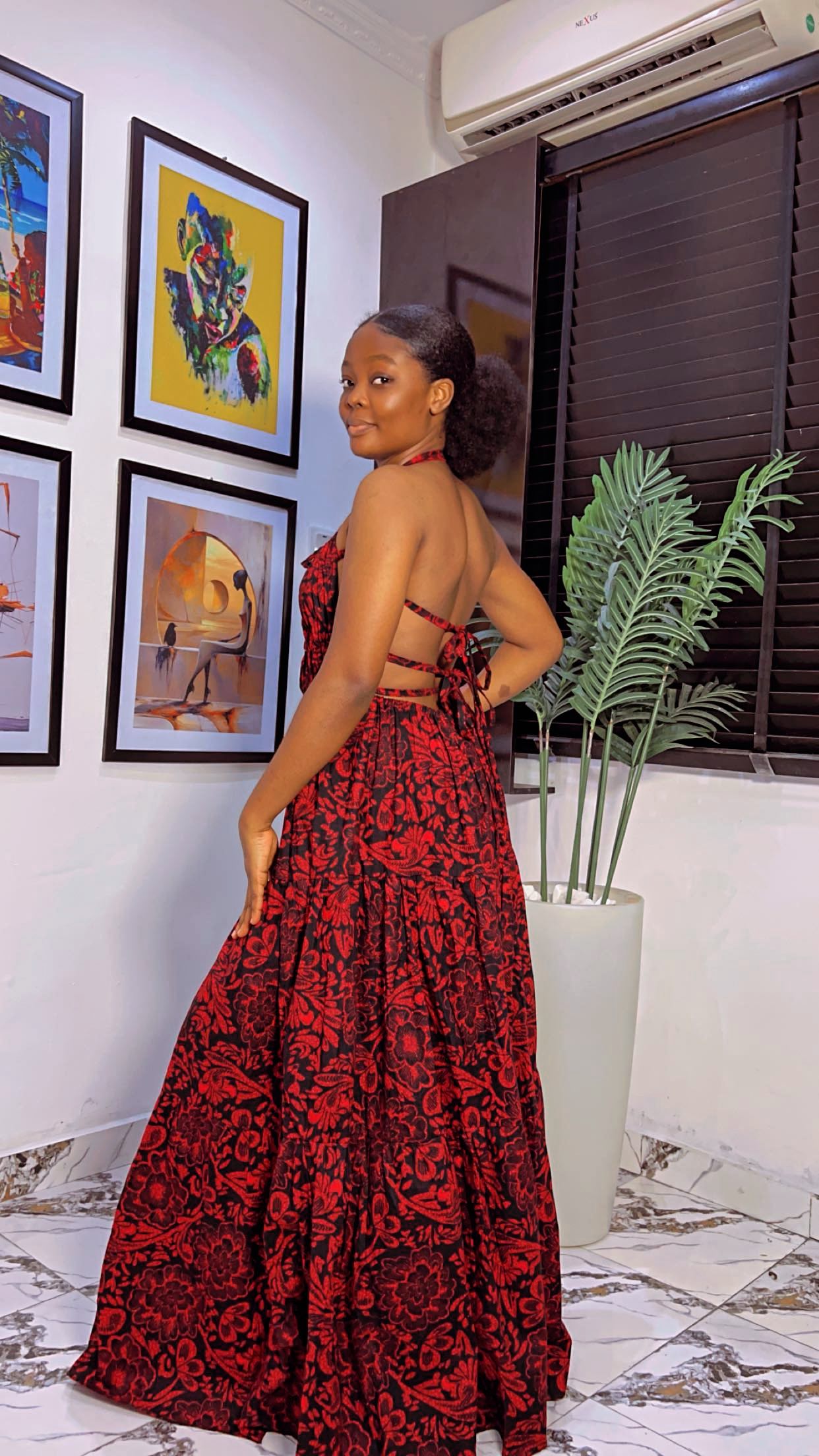 ✨Maxi Princess Red Gown✨